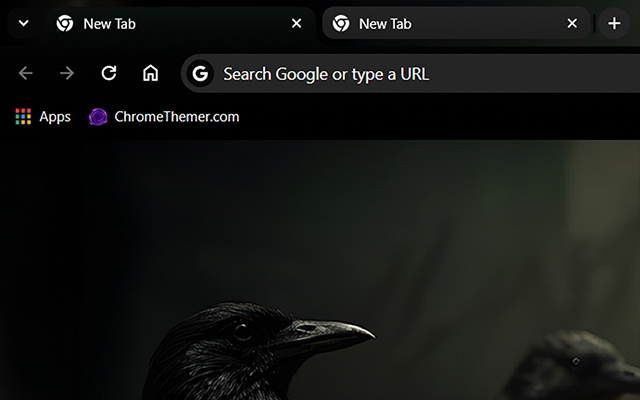 Crows Theme For Chrome